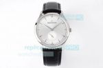 ZF Swiss Jaeger LeCoultre Master Ultra Thin Automatic SS Silver Dial Watch